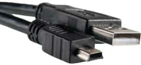 Кабель PowerPlant KD00AS1219 USB - Mini USB 0,5 м