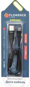 Кабель Florence Spring FL-2208-KM USB - Micro USB 1 м Кабель Florence Spring FL-2208-KM USB - Micro USB 1 м