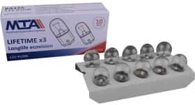Автолампа MTA R10W BA15s 10 W прозора 82123MC1