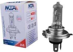 Автолампа MTA H4 P43t 70 W 75 W прозрачная 84273HBC1
