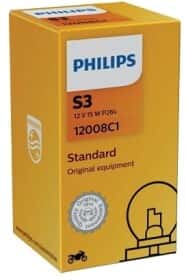 Автолампа Philips S3 15 W прозора 12008C1