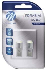 Автолампа M-TECH Premium W5W W2,1x9,5d 1 W LB015W