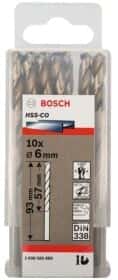 Набір свердл Bosch спіральних по металу 2608585889 6 мм 10 шт.