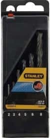 Набор сверл Stanley спиральных по металлу STA56010-QZ 2-8 мм 6 шт.