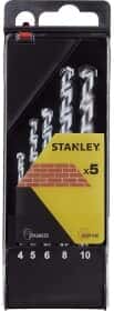 Набор сверл Stanley спиральных по кирпичу STA56035-QZ 4-10 мм 5 шт.