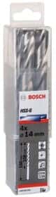 Набір свердл Bosch спіральних по металу 2608585593 14 мм 4 шт. Набір свердл Bosch спіральних по металу 2608585593 14 мм 4 шт.