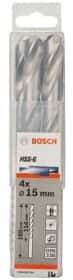 Набор сверл Bosch спиральных по металлу 2608585594 15 мм 4 шт.