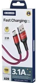 Кабель Jellico A20 RL072154 USB - USB type-C 1 м