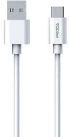 Кабель Proda PD-B72A-WHT USB - type-C 1 м
