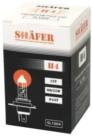 Автолампа Shafer H4 P43t 55 W 60 W прозрачная SL1004