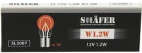 Автолампа Shafer W1,2W W2x4,6d 1,2 W прозора SL2007