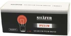 Автолампа Shafer PY21W BAU15s 21 W SL2217