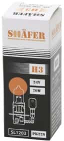 Автолампа Shafer H3 PK22s 70 W прозрачная SL1203