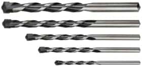 Набор сверл Graphite спиральных по бетону 57H350 4-10 мм 5 шт.