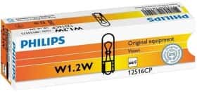 Автолампа Philips Vision W1,2W W2x4,6d 1,2 W прозора 12516CP10