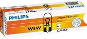 Автолампа Philips Vision W5W W2,1x9,5d 5 W прозрачная 12961CP10