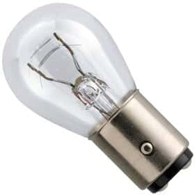 Автолампа Amio P21/5W BAY15d 5 W 21 W прозрачная 01488