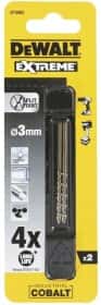 Набір свердл DeWALT спіральних по металу Extreme Industrial Cobalt DT4902 3 мм 2 шт.
