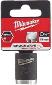 Торцевая головка Milwaukee Shockwave 4932478014 15 мм 3/8"