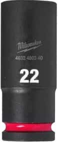 Торцевая головка Milwaukee 4932480340 22 мм 1/2"