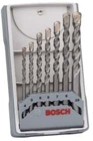 Набір свердл Bosch спіральних по цеглі та бетону 2607017082 4-10 мм 7 шт. Набір свердл Bosch спіральних по цеглі та бетону 2607017082 4-10 мм 7 шт.