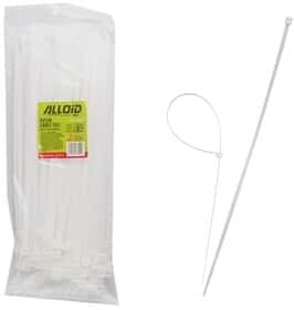 Стяжка Alloid PC-76300W 300 мм 7,6 мм 100 шт
