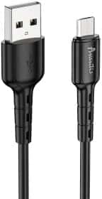 Кабель Avantis Novel A110-BK USB - Micro USB 1 м Кабель Avantis Novel A110-BK USB - Micro USB 1 м