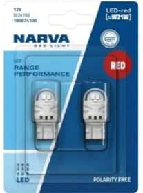 Автолампа Narva Range Performance LED W21W W3x16d 1,7 W 180874100