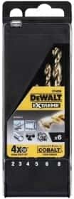Набір свердл DeWALT спіральних по металу Extreme DT4956 2-8 мм 6 шт.