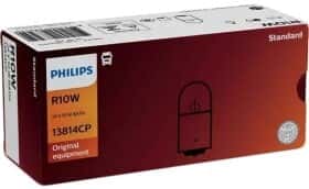 Автолампа Philips Standard R10W BA15s 10 W прозрачная 13814CP_10