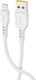 Кабель Denmen D06V DM-D06V-WH USB - Micro USB 1 м
