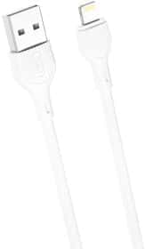 Кабель XO NB200 NB200-L2-WH USB - Apple Lightning 2 м Кабель XO NB200 NB200-L2-WH USB - Apple Lightning 2 м
