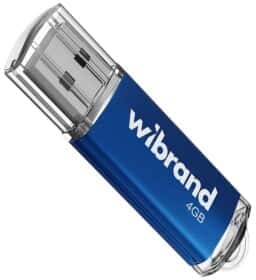 Флешка Wibrand Cougar Blue 4 ГБ