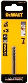 Набір свердл DeWALT спіральних по металу Black&Gold DT20512 2 мм 3 шт. Набір свердл DeWALT спіральних по металу Black&Gold DT20512 2 мм 3 шт.