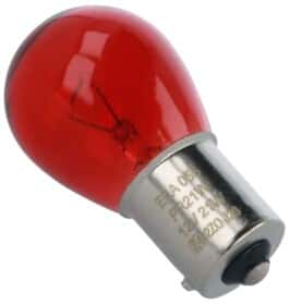 Автолампа ERA Standard PR21W BAW15s 21 W червона E055SD-10C