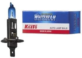 Автолампа KOITO Whitebeam H1 P14,5s 55 W прозоро-блакитна 0751W