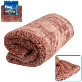 Полотенце Vitol VRJ-9060_BR микрофибра 90х60 см