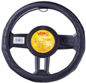 Чехол на руль Voin VLOD-L2163 кожа цвет черный