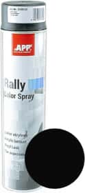 Аерозольна фарба App Rally Color Spray чорний бурштин RAL 9005 матова 600 мл