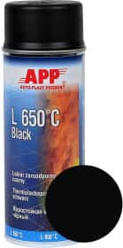 Аерозольна фарба App L 650°C чорна термостійка 400 мл