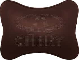 Подушка-підголовник StatusCASE коричнева Chery ap0012302