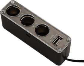 Разветвитель прикуривателя с USB Carface docfacj403v