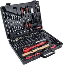 Набор инструментов Intertool ET-6073 1/2", 1/4" 72 ед.