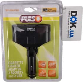 Розгалужувач прикурювача з USB Pulso WF-0668/003