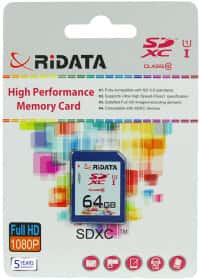 Карта памяти RiDATA SDXC 64 ГБ Карта памяти RiDATA SDXC 64 ГБ