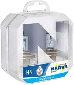 Автолампа Narva Range Power Blue+ H4 P43t 55 W 60 W прозоро-блакитна 486772box