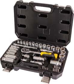 Набір бит та торцевих головок з тріскачкою MasterTool 78-3039 35 шт.
