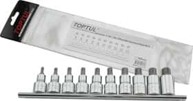Набор торцевых головок Toptul GAAG1002 1/2" (10 пр.)