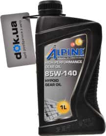 Трансмісійна олива Alpine High Performance Gear Oil GL-5 85W-140 Трансмісійна олива Alpine High Performance Gear Oil GL-5 85W-140