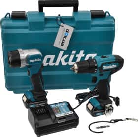 Шуруповерт Makita аккумуляторный DF333DWYE (2 аккумулятора + ЗУ + чехол)